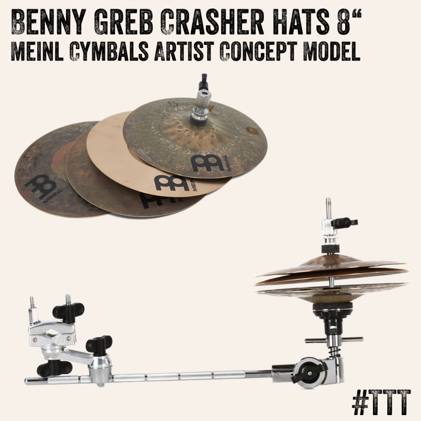 Benny Greb Crasher Hats 8" (Meinl Cymbals Artist Concept Model) Produktfoto #TTT