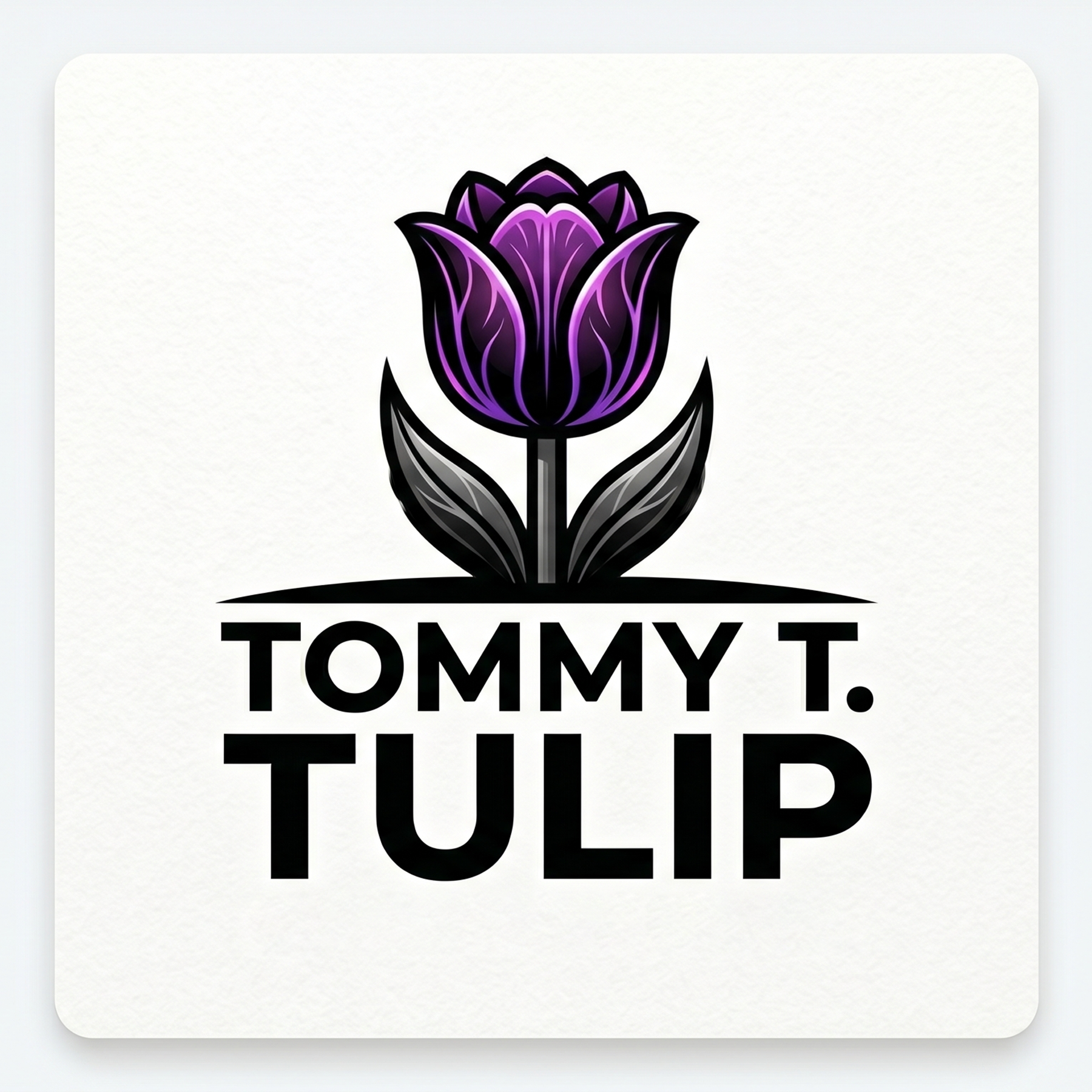 24.08.26 #Blacktulip #Logo #Symbol #TulipKI #TTT #Tulipstagram